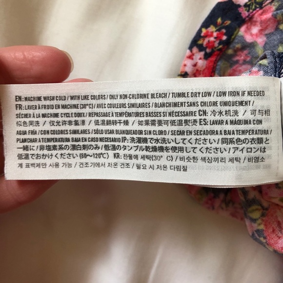 floral Abercrombie & Fitch strapless dress - Picture 8 of 8